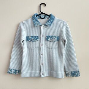 Kujten x Tartine et Chocolat 100% Cashmere Knit Jacket - RARE Collab 12A